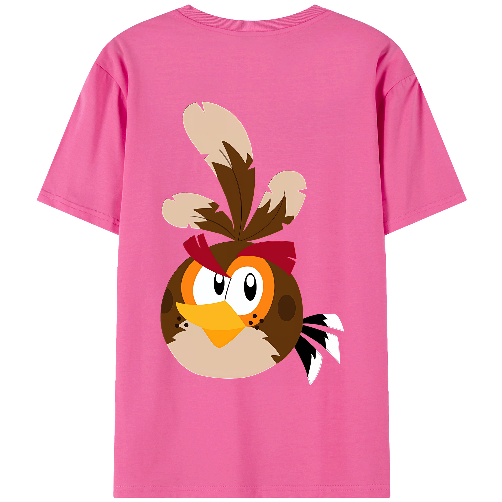 （画像用） Angry Birds アングリーバード レディース半袖Tシャツ(バックプリント)